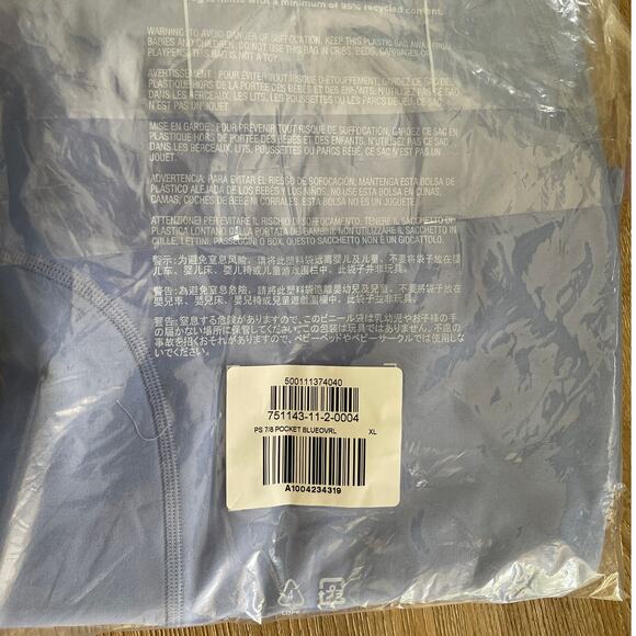 Old Navy Womens Blue High Waisted PowerSoft 7/8 Pocket Active Leggings XL NEW - Picture 6 of 7